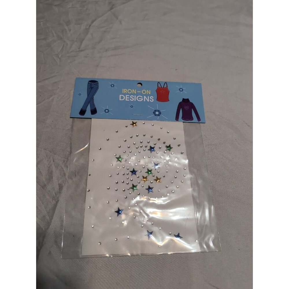 Iron On Stars Patches Fabric Applique Circular Design